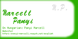 marcell panyi business card
